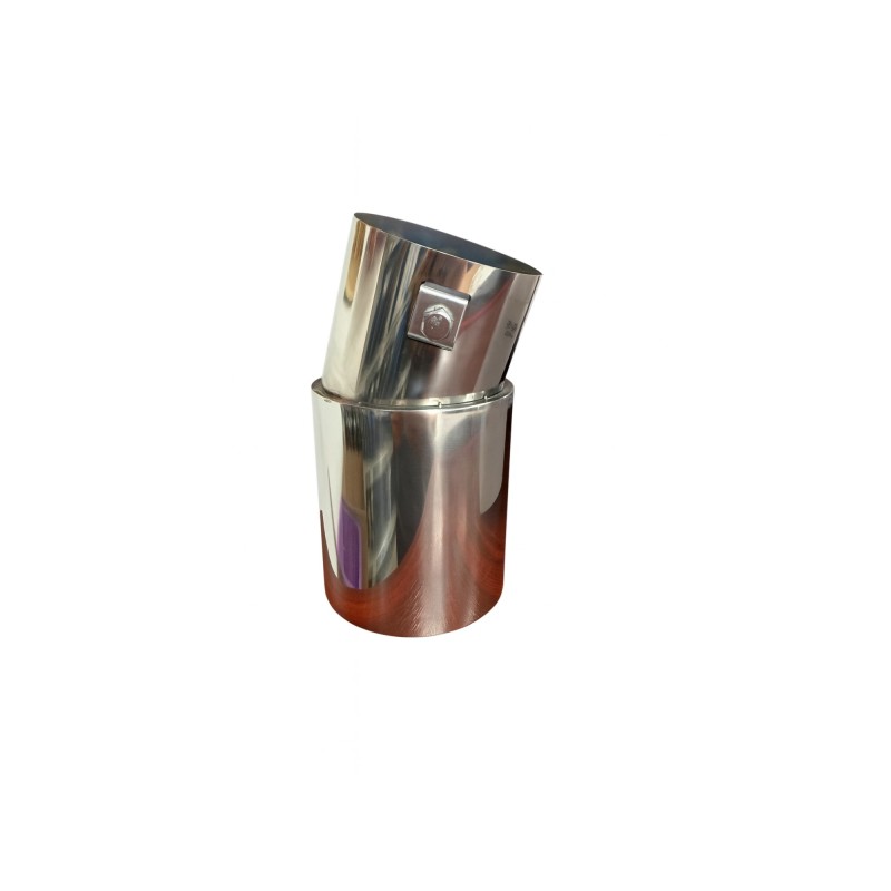 Ornament toba inox universal cromat diametru 76mm Ornament toba inox universal cromat diametru 76mm