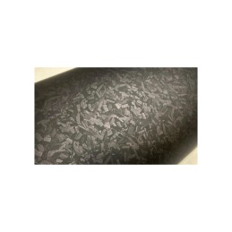 Folie auto autocolant Pet Premium carbon forjat mat 1.52m x 1m cu tehnologie eliminare bule