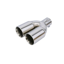 Ornament toba inox dublu universal cromat diametru 76mm
