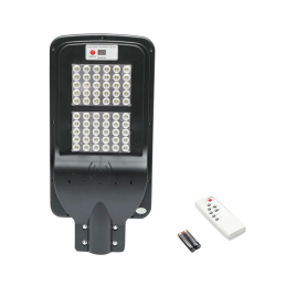 Lampa LED cu prindere pe stalp pentru iluminat stradal 6V/60W cu panou solar monocristalin si senzor de miscare
