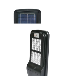 Lampa LED cu prindere pe stalp pentru iluminat stradal 6V/60W cu panou solar monocristalin si senzor de miscare