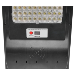 Lampa LED cu prindere pe stalp pentru iluminat stradal 6V/60W cu panou solar monocristalin si senzor de miscare