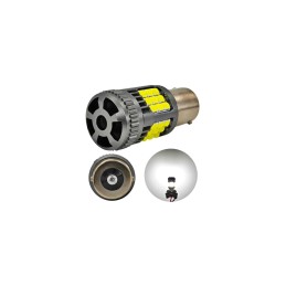 Bec auto o faza BA15S 3030 36SMD 30W CANBUS cu ventilator, 12V–24V, nonpolar, lumina alba 3000 lm Bec auto o faza BA15S 3030 36SMD 30W CANBUS cu ventilator, 12V–24V, nonpolar, lumina alba 3000 lm