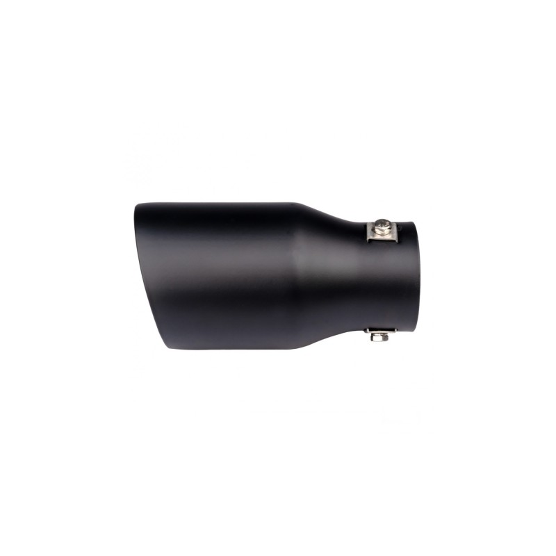 Ornament toba inox negru mat Premium, intrare 6.3 cm, diametru exterior 8.9 cm Ornament toba inox negru mat Premium, intrare 6.3 cm, diametru exterior 8.9 cm