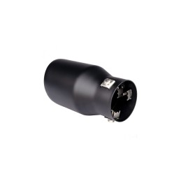 Ornament toba inox negru mat Premium, intrare 6.3 cm, diametru exterior 8.9 cm Ornament toba inox negru mat Premium, intrare 6.3 cm, diametru exterior 8.9 cm