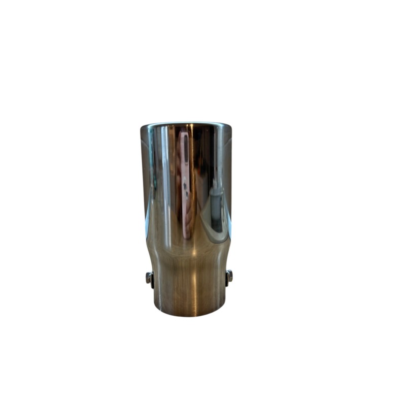 Ornament toba inox Premium, intrare 6.5 cm, lungime 15.5 cm, diametru exterior 7.5 cm Ornament toba inox Premium, intrare 6.5 cm, lungime 15.5 cm, diametru exterior 7.5 cm