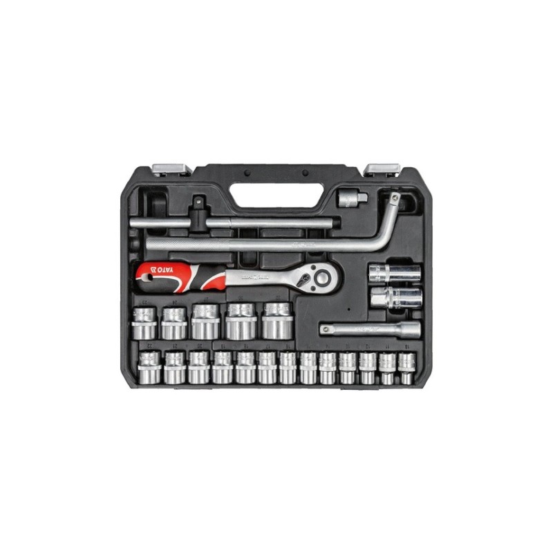 Trusa scule 25 piese tubulare 1/2Inch Yato