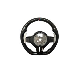 Volan sport piele si carbon compatibil cu modelele BMW