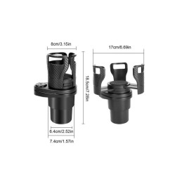 Suport pahar multifunctional rotativ cu baza ajustabila