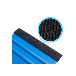 Racleta plastic albastra cu insertie material textil pentru montaj folie auto si geamuri