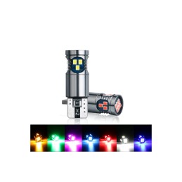 Set 2 becuri T10 18SMD 2016 Canbus 12V 400 lumen lumina alba Set 2 becuri T10 18SMD 2016 Canbus 12V 400 lumen lumina alba