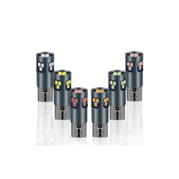 Set 2 becuri T10 18SMD 2016 Canbus 12V 400 lumen lumina alba Set 2 becuri T10 18SMD 2016 Canbus 12V 400 lumen lumina alba