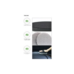 Pad abraziv din microfibra pentru polishare diametru 125 mm