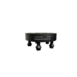 Distantier jante auto 5x112 30mm Negru prindere dubla cu 5 prezoane M14x1.5 66.5-66.5