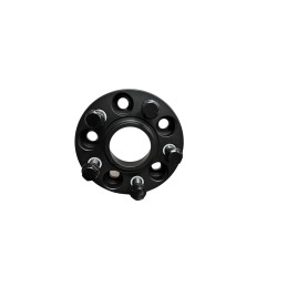 Distantier jante auto 5x112 30mm Negru prindere dubla cu 5 prezoane M14x1.5 66.5-66.5
