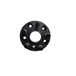 Distantier jante auto 5x130 30mm prindere dubla 5 prezoane M14x1.5 negru 71.6