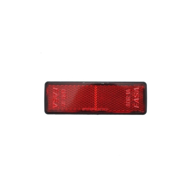 Dreptunghi reflectorizant  rosu spate 90x32mm Dreptunghi reflectorizant  rosu spate 90x32mm