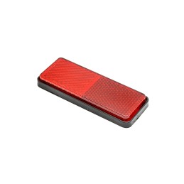 Dreptunghi reflectorizant cu adeziv rosu spate 90x32mm Dreptunghi reflectorizant cu adeziv rosu spate 90x32mm