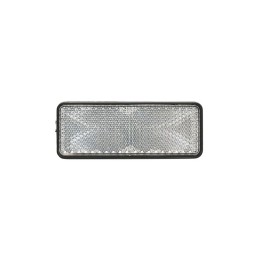 Dreptunghi reflectorizant cu adeziv alb fata 90x32mm