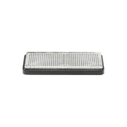 Dreptunghi reflectorizant cu adeziv alb fata 90x32mm Dreptunghi reflectorizant cu adeziv alb fata 90x32mm