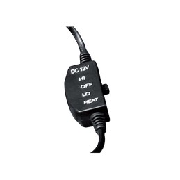 Husa scaun auto cu incalzire 2 trepte alimentare bricheta 12V universala Negru Husa scaun auto cu incalzire 2 trepte alimentare bricheta 12V universala Negru