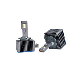 Bec LED auto D3S 12V-24V 6000K 5000lm 45W compatibil CANBUS