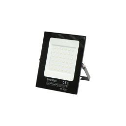 Proiector LED 30W, 6500K, IP65 Negru 141x11x13mm