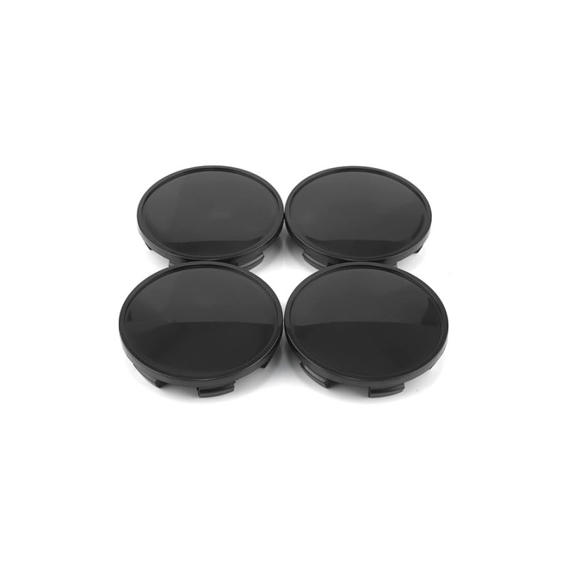 Set capace jante 69 mm negru