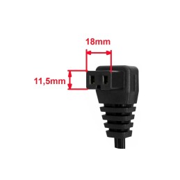 Cablu alimentare frigider auto, 2m, conector tip Cygaro 12/24V