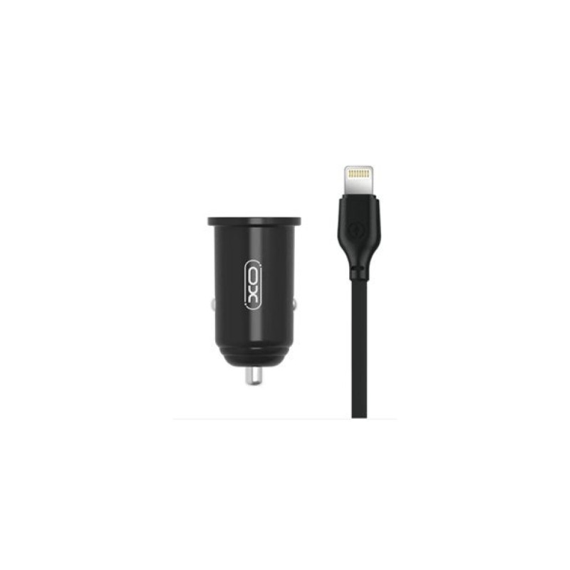 Incarcator auto Quick charge QC3.0 18W + cablu lightning compatibil Iphone Incarcator auto Quick charge QC3.0 18W + cablu lightning compatibil Iphone