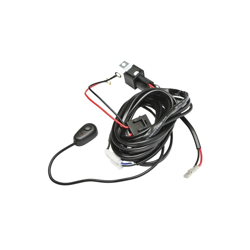 Cablaj cu buton releu si siguranta pentru proiectoare DC 12V Cablaj cu buton releu si siguranta pentru proiectoare DC 12V