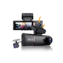 Sistem DVR auto cu 2 camere fata 4K si spate Full HD 1080p interior Sistem DVR auto cu 2 camere fata 4K si spate Full HD 1080p interior