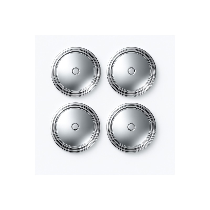 Set capace jante 77 mm crom Set capace jante 77 mm crom