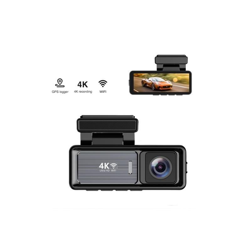 Sistem DVR auto cu 2 camere fata 4K si spate Full HD 1080p interior Sistem DVR auto cu 2 camere fata 4K si spate Full HD 1080p interior