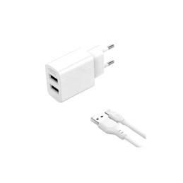Incarcator retea USB 2.4A cu cablu compatibil Lightning iPhone