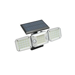 Lampa LED solara cu telecomanda 224 leduri 2000mAh IP65
