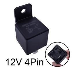 Releu 4P 12V 4 pini cu prindere in surub