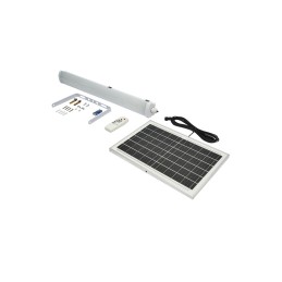 Lampa LED 300W, 6500K cu panou solar policristalin, telecomanda si acumulator 7200mAh IP20