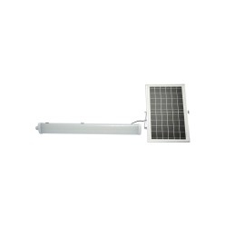 Lampa LED 300W, 6500K cu panou solar policristalin, telecomanda si acumulator 7200mAh IP20