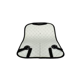 Protectie spatar scaun auto cu buzunare imitatie piele Protectie spatar scaun auto cu buzunare imitatie piele