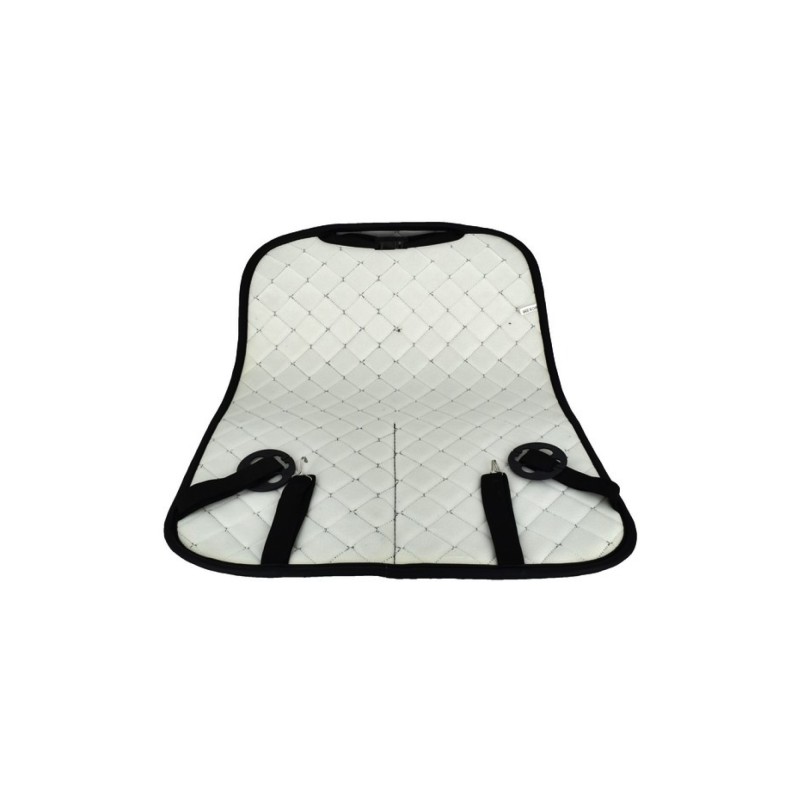 Protectie spatar scaun auto cu buzunare imitatie piele Protectie spatar scaun auto cu buzunare imitatie piele