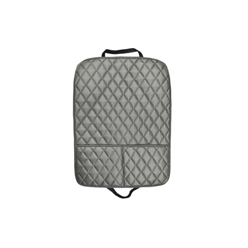Protectie spatar scaun auto cu buzunare imitatie piele Protectie spatar scaun auto cu buzunare imitatie piele