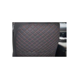 Protectie spatar scaun auto cu buzunare imitatie piele Protectie spatar scaun auto cu buzunare imitatie piele