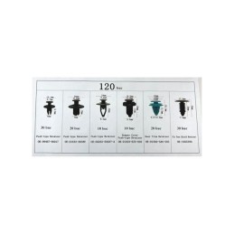 Set clipsuri auto universale 120 bucati WT-10 Set clipsuri auto universale 120 bucati WT-10