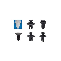 Set clipsuri auto universale 100 bucati WT-01 Set clipsuri auto universale 100 bucati WT-01