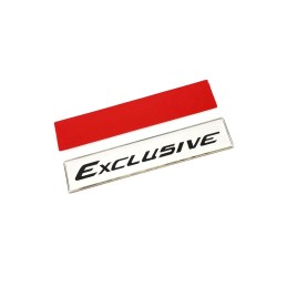 Emblema auto Exclusive cromata Emblema auto Exclusive cromata