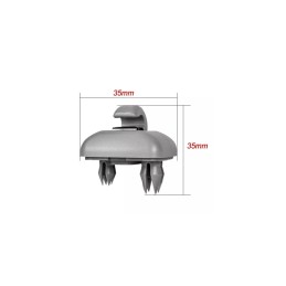 Set 2 Cleme suport parasolar compatibile VW, Audi, Skoda