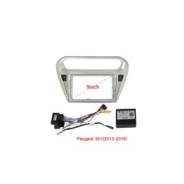 Rama Navigatie 9Inch cu cablaj si modul canbus Peugeot 301 dupa 2012