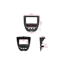 Rama Navigatie 10Inch cu cablaj si modul canbus Peugeot 107 2005-2014