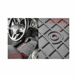 Covoare interior cauciuc El Toro Mercedes GLC C253 SUV Coupe 2016–2023